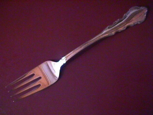 Reed & Barton Silverplate (Dresden Rose) Salad Fork