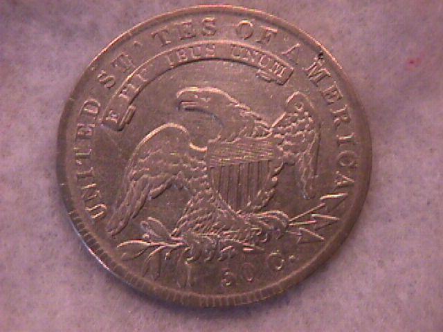 Capped Bust Silver Half Dollar 1834 Extremely Fine Condition