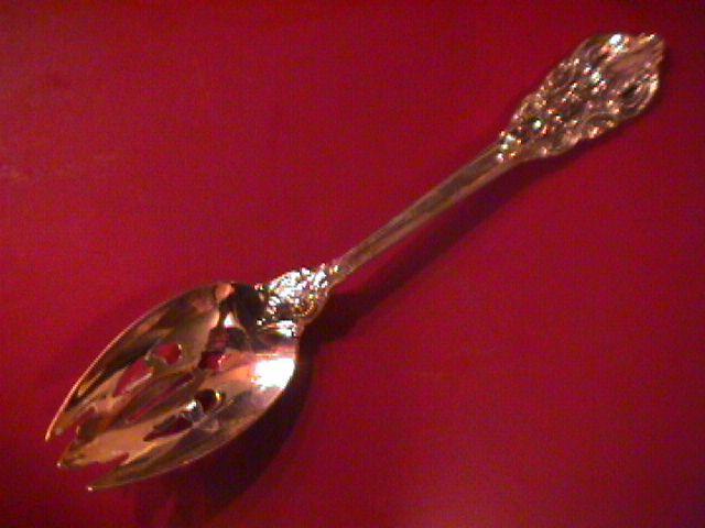 Godinger Silverplate (Baroque) Pierced Serving Spork