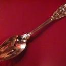 Godinger Silverplate (Baroque) Pierced Serving Spork