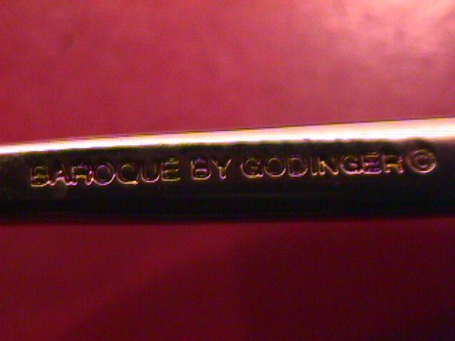 Godinger Silverplate (Baroque) Cold Meat Fork