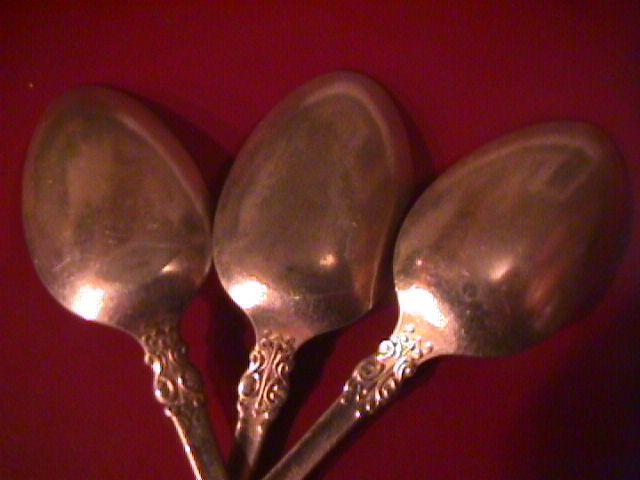International 1847 Rogers Silverplate (Berkshire) 3-Teaspoons