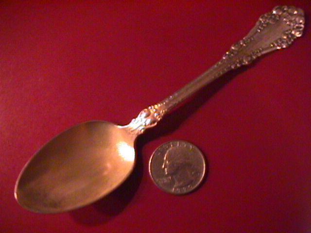 International 1847 Rogers Silverplate (Berkshire) Monogrammed Teaspoon
