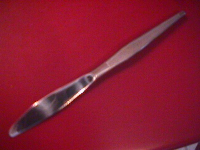 West Bend Stainless (Shadow Weave) 1966 Dinner Knife