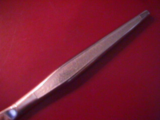 West Bend Stainless (Shadow Weave) 1966 Dinner Knife