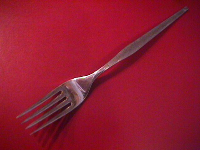 West Bend Stainless (Shadow Weave) 1966 Dinner Fork