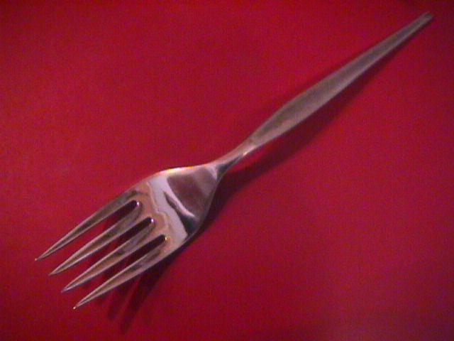 West Bend Stainless (Shadow Weave) 1966 Salad Fork