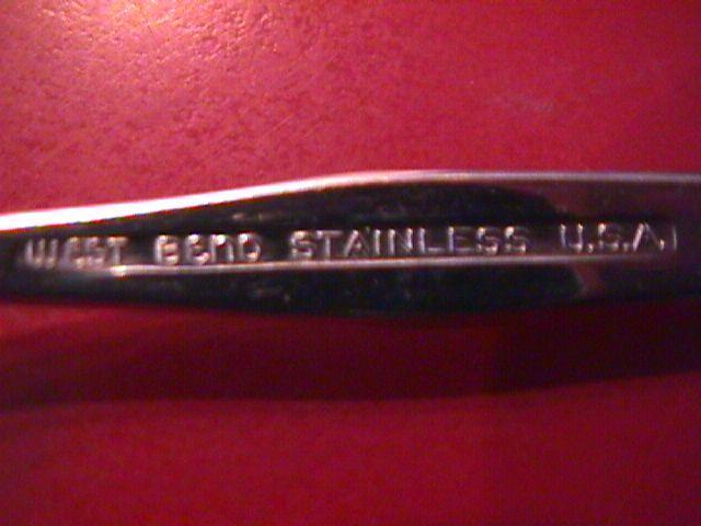 West Bend Stainless (Shadow Weave) 1966 Sugar Shell