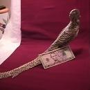 Rare Vintage Large Silverplated (Bird of Paradise) Decoration