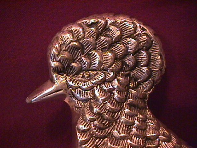 Rare Vintage Large Silverplated (Bird of Paradise) Decoration