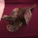 Rare Vintage Large Silverplated (Crouching Cock) Decoration