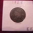 Coin Classic Head Half Cent 1828 Very Fine to Extremely Fine Condition