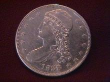 Silver Coin Capped Bust Half-Dollar