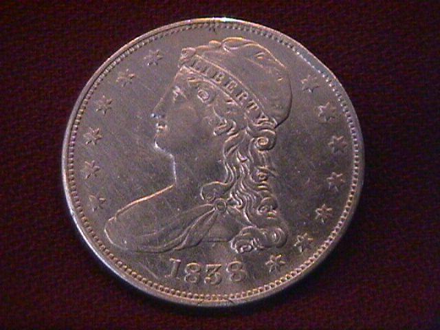 Silver Coin Capped Bust Half-Dollar