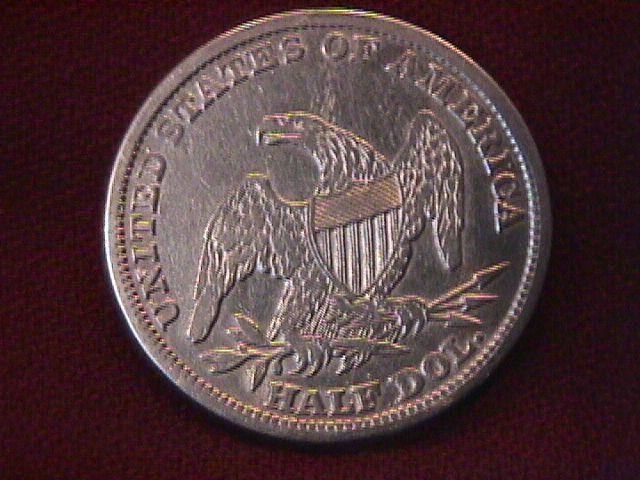 Silver Coin Capped Bust Half-Dollar