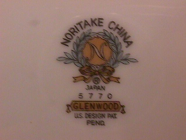 Noritake Fine China (Glenwood) #5770 Salad Plate