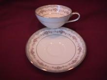 Noritake Fine China (Glenwood) #5770 Cup & Saucer