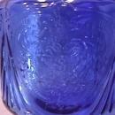 Vintage=Rare Hazel Atlas Glass (Royal Lace-Cobalt Blue) C/Cookie Jar
