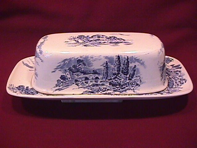RARE-Wedgwood China (Countryside) Covered Butter Dish