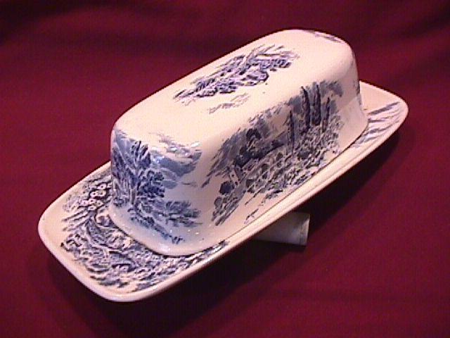 RARE-Wedgwood China (Countryside) Covered Butter Dish
