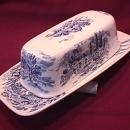 RARE-Wedgwood China (Countryside) Covered Butter Dish