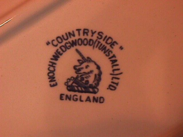 RARE-Wedgwood China (Countryside) Covered Butter Dish