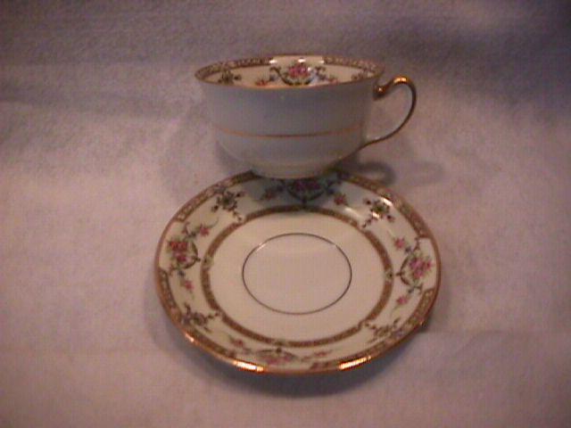 Union Ceramique-Limoges China (Lafayette) Cup & Saucer
