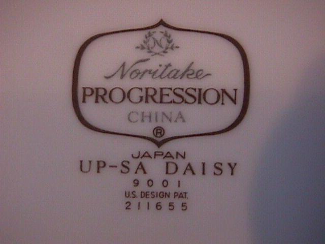 Noritake Progression China (Up-Sa Daisy) Cup & Saucer