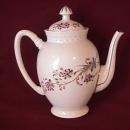 E. F.-BL Unknown Porcelaine (Butterfly & Bush) Coffee Set