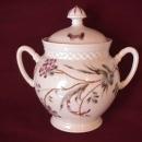 E. F.-BL Unknown Porcelaine (Butterfly & Bush) Coffee Set