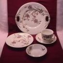 E. F. -BL Porcelaine (Butterfly Bush) Party Hostess Set=16 Pieces