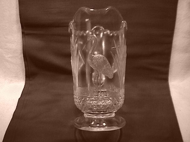U. S. Glass Co. (Wading Heron) Pitcher-1915