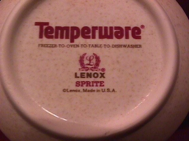 Lenox Temperware (Sprite) Cup Only