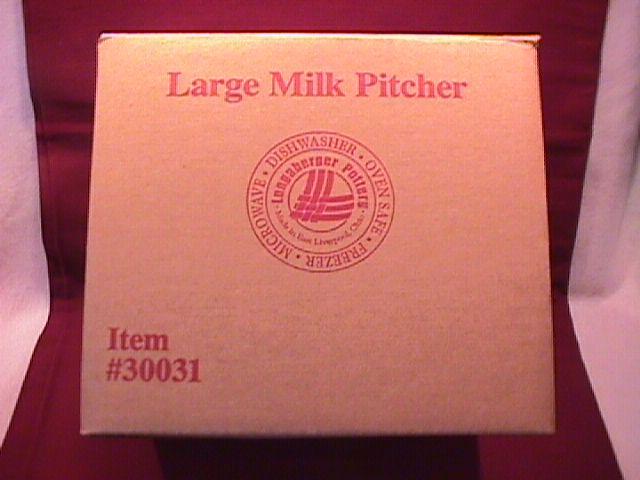 Longaberger (Woven Traditions) Milk Pitcher