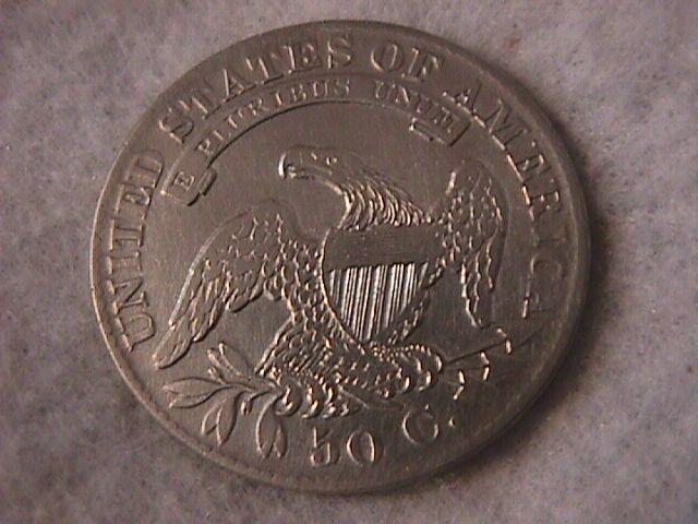 Capped Bust Silver Half Dollar 1833 Very Fine Plus Condition