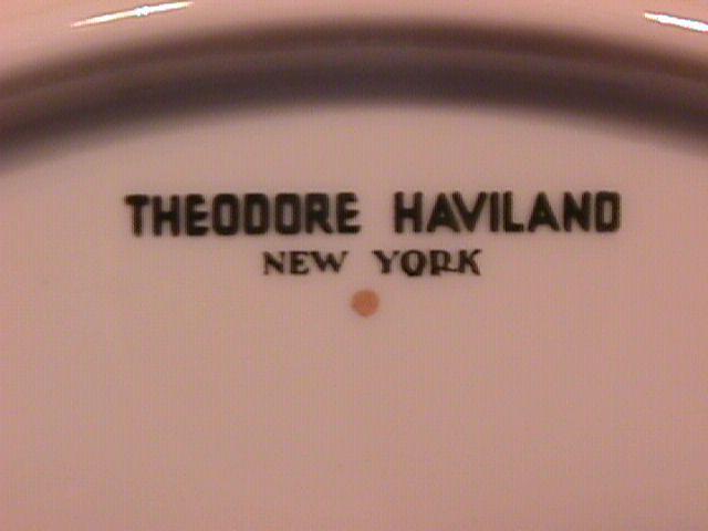 Theodore Haviland (Berkeley) Dinner Plate