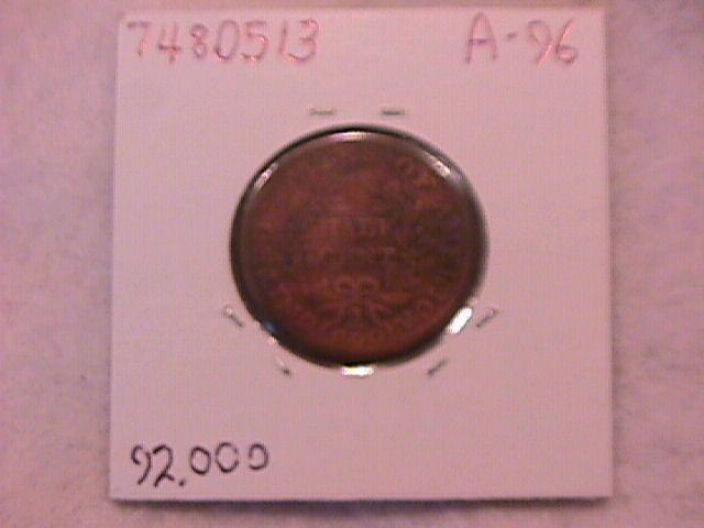 Half Cent Copper Coin Draped Bust-1803 Very Good To Fine Condition