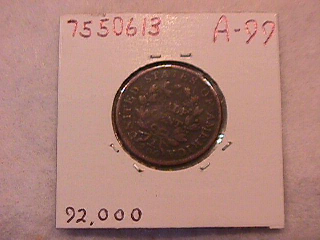 Half Cent Copper Coin Draped Bust-1803 Fine To Very Fine Condition