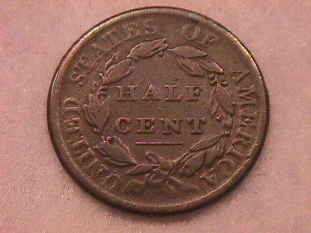 Half Cent Copper Coin Classic Head-1809 Fine To Very Fine Condition
