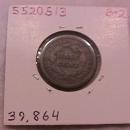 Half Cent Copper Coin Braided Hair-1849 Good To Very Good Condition
