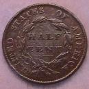 Half Cent Copper Coin Classic Head-1826 Extremely Fine To Almost Uncirculated Condition