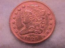 Half Cent Copper Coin Classic Head-1828 Extremely Fine To Almost Uncirculated Condition