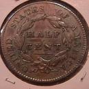 Half Cent Copper Coin Classic Head 1829 Very Fine To Extremely Fine Condition