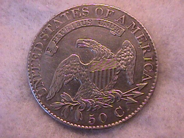 Capped Bust Half Dollar Coin 1826 Almost Uncirculated Condition