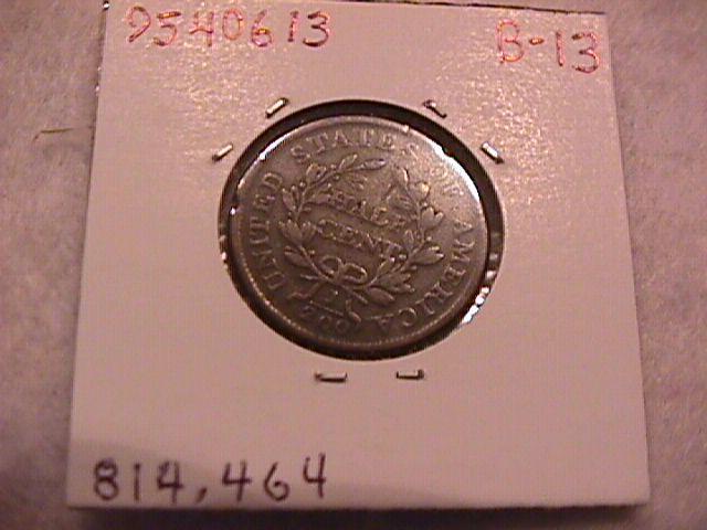 Draped Bust Half Cent Coin 1805 Fine Plus to Very Fine Condition