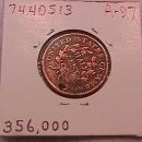 Draped Bust Half Cent Coin 1806 Very Fine Plus Details with 1 Pit on Both Sides