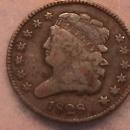 Classic Head Half Cent Coin 1828 Very Fine Plus Condition