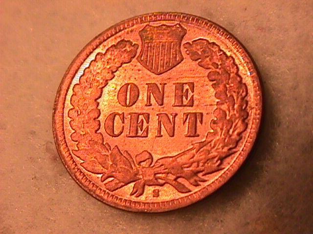 INDIAN HEAD One Cent Copper Coin 1908-S UNCIRCULATED Condition.