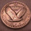 Standing Liberty Silver Quarter 1927-S Fine Plus Condition