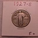 Standing Liberty Silver Quarter 1927-S Fine Plus Condition